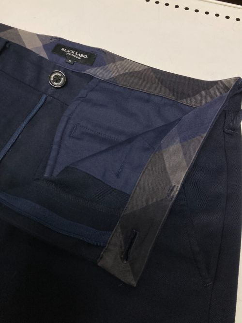 BLACK LABEL CRESTBRIDGE（ブラックレーベル クレストブリッジ）BLACK LABEL CRESTBRIDGE (ブラックレーベル クレストブリッジ) チェック2Bセットアップスーツ ネイビー サイズ:ジャケット:M パンツ:Sの古着・服飾アイテム