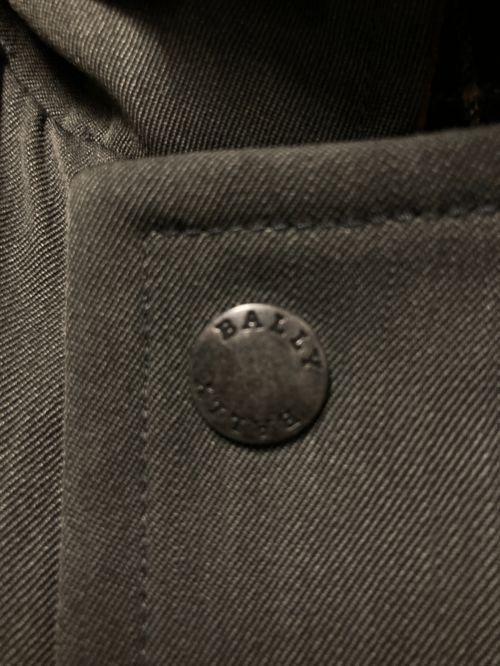 BALLY（バリー）BALLY (バリー) チェックライナー付きスイングトップ チャコールグレー サイズ:実寸参照の古着・服飾アイテム