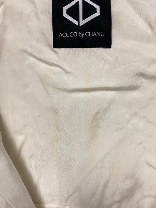 ACUOD by CHANU（アクオド バイ チャヌ）ACUOD by CHANU (アクオド バイ チャヌ) ジップデザインワンピース アイボリー サイズ:Fの古着・服飾アイテム