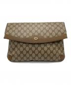 GUCCIグッチ）の古着「クラッチバッグ」｜ブラウン