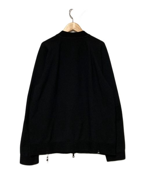 Denham（デンハム）Denham (デンハム) MEN'S BIGI (メンズビギ) WG TECH JACKET / ニットブルゾン ブラック サイズ:3の古着・服飾アイテム