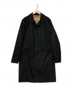 BURBERRYバーバリー）の古着「ヘリテージ ザ ピムリコ パーカ / ステンカラーコート」｜ブラック