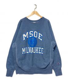 Champion REVERSE WEAVE（チャンピオン リバース ウィーブ）の古着「90s リバースウィーブクルーネックスウェット」｜スカイブルー