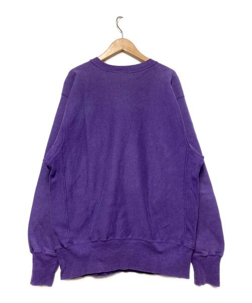 Champion REVERSE WEAVE（チャンピオン リバース ウィーブ）Champion REVERSE WEAVE (チャンピオン リバース ウィーブ) 90s リバースウィーブクルーネックスウェット パープル サイズ:Lの古着・服飾アイテム