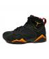 NIKE (ナイキ) AIR JORDAN 7 RETRO / ハイカットスニーカー ブラック×イエロー サイズ:US8.5：9000円