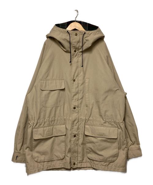 Eddie Bauer（エディーバウアー）Eddie Bauer (エディーバウアー) フーデッドジャケット ベージュ サイズ:XLの古着・服飾アイテム