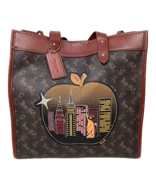 COACH（コーチ）COACH (コーチ) 2WAY フィールドトートバッグ ブラウンの古着・服飾アイテム