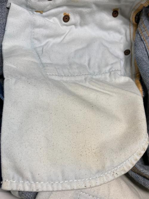 DSQUARED2（ディースクエアード）DSQUARED2 (ディースクエアード) ダメージリペア加工デニムパンツ インディゴ サイズ:46の古着・服飾アイテム