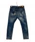 DSQUARED2 (ディースクエアード) ダメージリペア加工デニムパンツ インディゴ サイズ:46：8000円