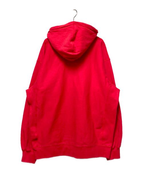 SUPREME（シュプリーム）SUPREME (シュプリーム) KAWS (カウズ) 21SS KAWS Chalk Logo Hooded Sweatshirt / カウズチョークロゴプルオーバーパーカー レッド サイズ:Lの古着・服飾アイテム