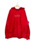 SUPREME（シュプリーム）の古着「21SS KAWS Chalk Logo Hooded Sweatshirt / カウズチョークロゴプルオーバーパーカー」｜レッド