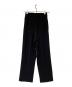 YORI (ヨリ) 24SS セレモニーハンサムパンツ ネイビー サイズ:34：8000円