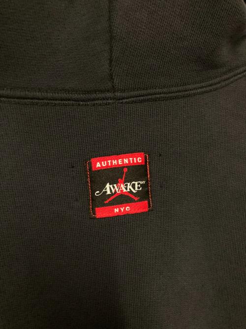 JORDAN BRAND（ジョーダン ブランド）JORDAN BRAND (ジョーダン ブランド) M J AWNY FLC HOODIE / プルオーバーパーカー ブラック サイズ:Mの古着・服飾アイテム