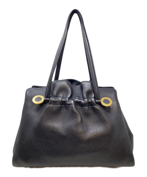 BVLGARI（ブルガリ）BVLGARI (ブルガリ) モネーテ　トートバッグ ブラックの古着・服飾アイテム