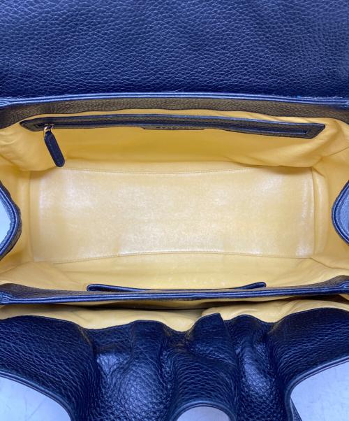 BVLGARI（ブルガリ）BVLGARI (ブルガリ) モネーテ　トートバッグ ブラックの古着・服飾アイテム