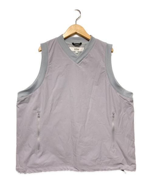 WILD THINGS（ワイルドシングス）WILD THINGS (ワイルドシングス) UP VEST / Vネックナイロンベスト グレー サイズ:Sの古着・服飾アイテム
