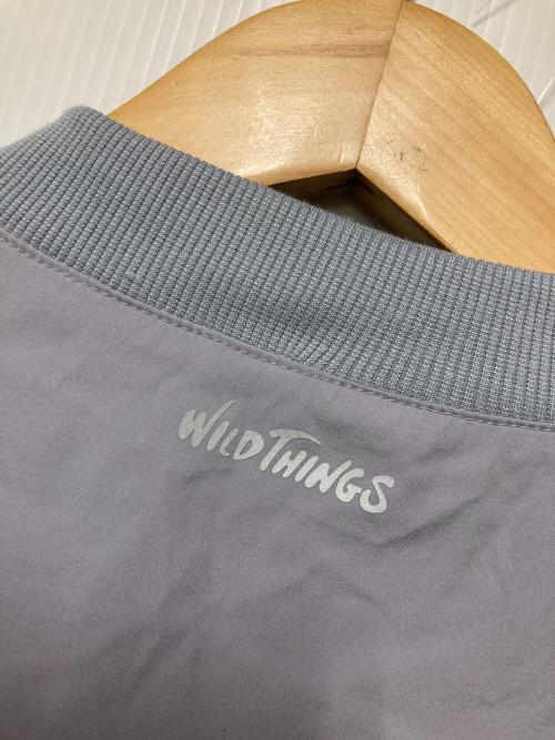 WILD THINGS（ワイルドシングス）WILD THINGS (ワイルドシングス) UP VEST / Vネックナイロンベスト グレー サイズ:Sの古着・服飾アイテム