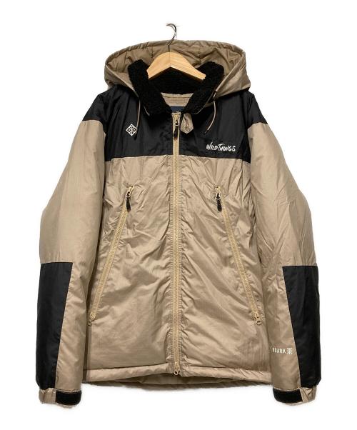 WILD THINGS（ワイルドシングス）WILD THINGS (ワイルドシングス) ROARK (ロアーク) HAPPY JACKET 2TONE / ダウンジャケット カーキ×ブラック サイズ:Mの古着・服飾アイテム