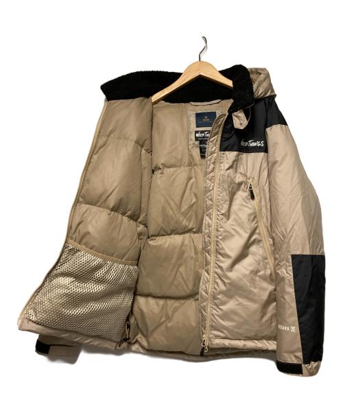 WILD THINGS（ワイルドシングス）WILD THINGS (ワイルドシングス) ROARK (ロアーク) HAPPY JACKET 2TONE / ダウンジャケット カーキ×ブラック サイズ:Mの古着・服飾アイテム