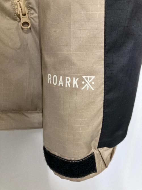 WILD THINGS（ワイルドシングス）WILD THINGS (ワイルドシングス) ROARK (ロアーク) HAPPY JACKET 2TONE / ダウンジャケット カーキ×ブラック サイズ:Mの古着・服飾アイテム