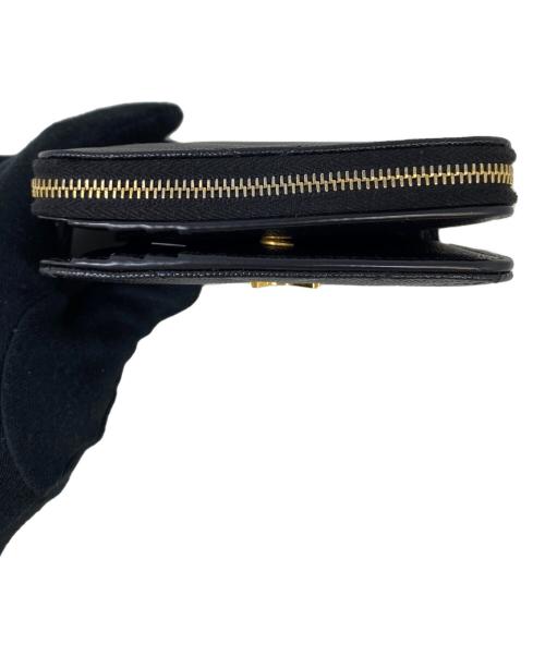 Saint Laurent Paris（サンローランパリ）Saint Laurent Paris (サンローランパリ) 2つ折り財布 ブラックの古着・服飾アイテム