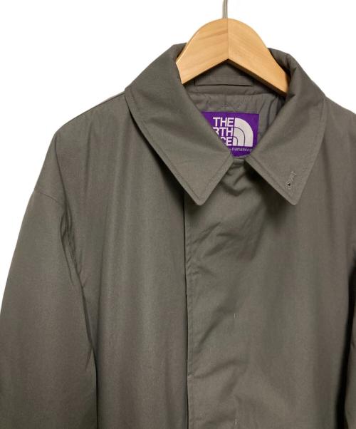 THE NORTHFACE PURPLELABEL（ザ・ノースフェイス パープルレーベル）THE NORTHFACE PURPLELABEL (ザ・ノースフェイス パープルレーベル) BEAMS (ビームス) 24AW 別注ステンカラーコート グレー サイズ:Mの古着・服飾アイテム