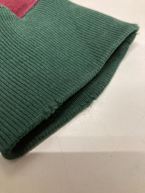 Rugby Ralph Lauren（ラグビーラルフローレン）Rugby Ralph Lauren (ラグビーラルフローレン) 70s フーデッドボーダーラガーシャツ グリーン×レッド サイズ:Lの古着・服飾アイテム