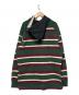 Rugby Ralph Lauren (ラグビーラルフローレン) 70s フーデッドボーダーラガーシャツ グリーン×レッド サイズ:L：8000円