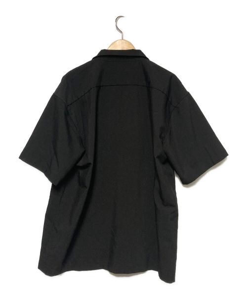 BUDSPOOL（バッズプール）BUDSPOOL (バッズプール) オープンカラーS/Sシャツ / 半袖シャツ ブラック サイズ:Mの古着・服飾アイテム