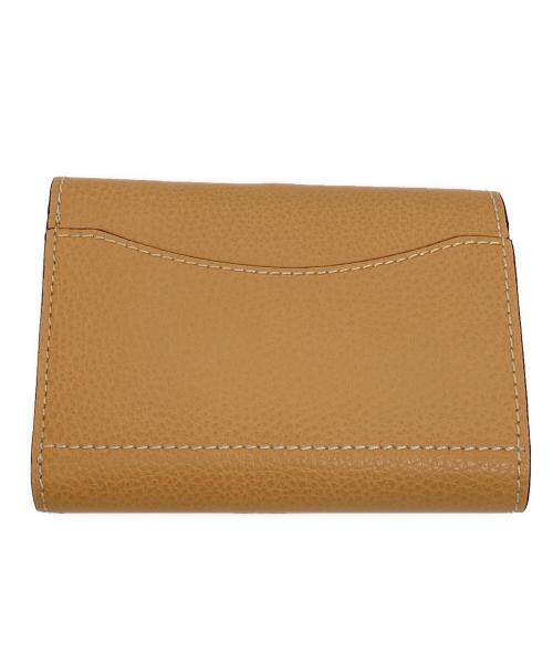 Chloe（クロエ）Chloe (クロエ) 3つ折り財布 ピンク×ブラウンの古着・服飾アイテム