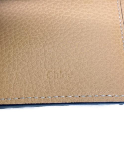Chloe（クロエ）Chloe (クロエ) 3つ折り財布 ピンク×ブラウンの古着・服飾アイテム