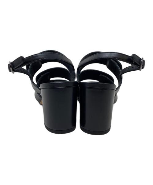 CHANEL（シャネル）CHANEL (シャネル) ココマーク ターンロック レザー サンダル ブラック サイズ:35 1/2の古着・服飾アイテム