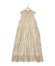 TSUHARU by samansa Mos2（ツハル バイ サマンサモスモス）の古着「リネン刺繍ペチワンピース」｜キナリ