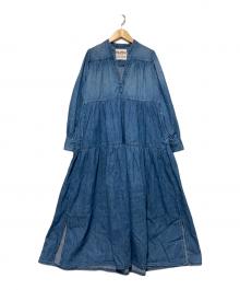 Healthy DENIM（ヘルシーデニム）の古着「Lychee デニムワンピース」｜インディゴ