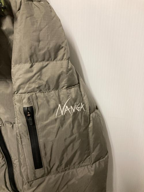 NANGA（ナンガ）NANGA (ナンガ) Manual Alphabet (マニュアル アルファベット) ダウンジャケット グレー サイズ:Mの古着・服飾アイテム