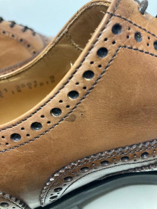 berwick（バーウィック）berwick (バーウィック) ウィングチップシューズ ブラウン サイズ:9の古着・服飾アイテム