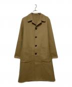 AMI Alexandre Mattiussiアミアレクサンドルマテュッシ）の古着「ウールステンカラーコート」｜ベージュ