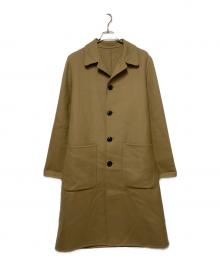 AMI Alexandre Mattiussi（アミアレクサンドルマテュッシ）の古着「ウールステンカラーコート」｜ベージュ