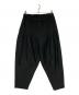 HOMME PLISSE ISSEY MIYAKE（オムプリッセ イッセイ ミヤケ）の古着「消しプリーツパンツ」｜ブラック