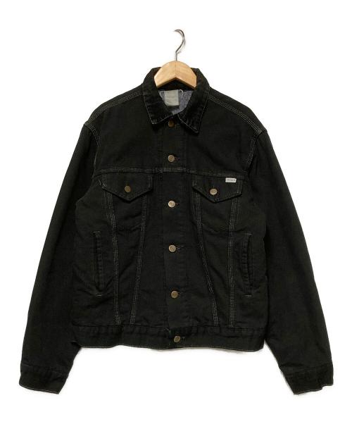 CarHartt（カーハート）CarHartt (カーハート) デニムジャケット ブラック サイズ:実寸参照の古着・服飾アイテム