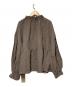 Samansa Mos2 (サマンサモスモス) 【立川限定】リネンスタンドフリルブラウス グレー サイズ:F 未使用品：6000円