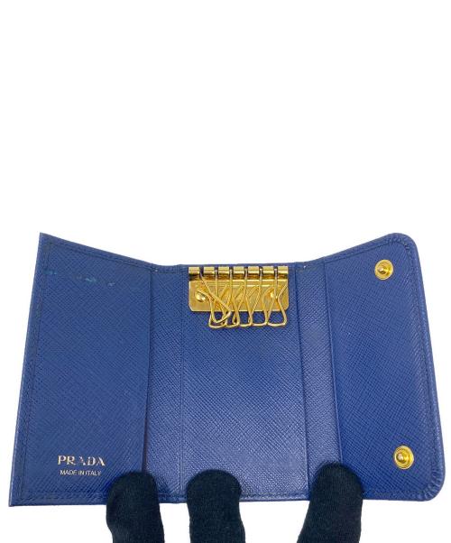 PRADA（プラダ）PRADA (プラダ) キーケース ネイビーの古着・服飾アイテム