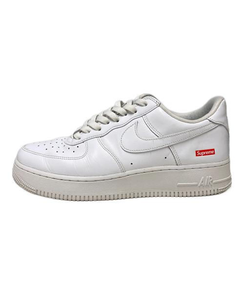 NIKE（ナイキ）NIKE (ナイキ) SUPREME (シュプリーム) AIR FORCE 1 LOW / ローカットスニーカー ホワイト サイズ:US9.5の古着・服飾アイテム