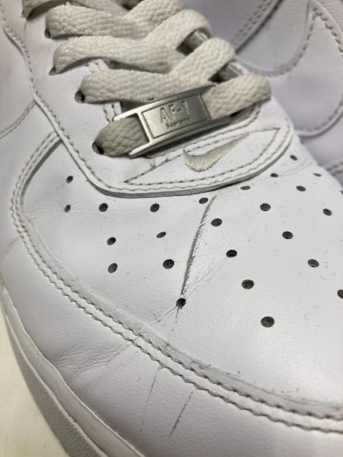 NIKE（ナイキ）NIKE (ナイキ) SUPREME (シュプリーム) AIR FORCE 1 LOW / ローカットスニーカー ホワイト サイズ:US9.5の古着・服飾アイテム