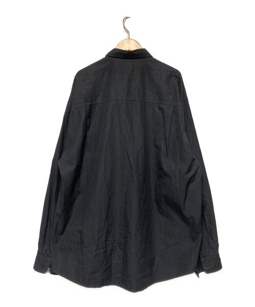 AURALEE（オーラリー）AURALEE (オーラリー) WASHED FINX TWILL BIG SHIRTS / ウォッシュドフィンクスツイルビッグシャツ ダークグレー サイズ:5の古着・服飾アイテム