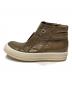 RICK OWENS (リックオウエンス) ISLAND DUNK / サイドジップハイカットスニーカー ブラウン サイズ:37：22000円