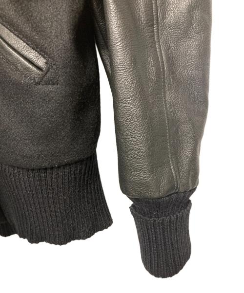 skookum（スクーカム）skookum (スクーカム) メルトンウールスタジャン ブラック サイズ:36の古着・服飾アイテム