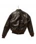 MORGAN MEMPHIS BELLE (モーガン メンフィス ベル) A-2レザーフライトジャケット ブラウン サイズ:34 未使用品：25000円