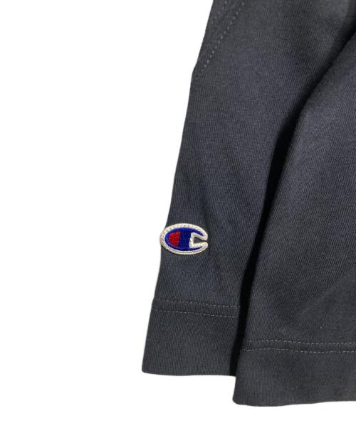 N.HOOLYWOOD（エヌ ハリウッド）N.HOOLYWOOD (エヌ ハリウッド) Champion (チャンピオン) 24AW コットン天竺 クルーネックカーディガン ネイビー サイズ:Lの古着・服飾アイテム