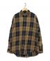 LAND'S END（ランズエンド）の古着「チェックボタンダウンシャツ」｜ブラウン×グリーン